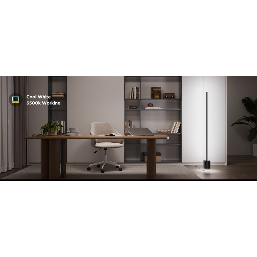 Govee - LED Димируем лампион Smart MATTER LED RGBICWW 2200-6500K Wi-Fi + дистанционно управление