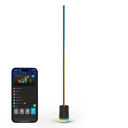 Govee - LED Димируем лампион Smart MATTER LED RGBICWW 2200-6500K Wi-Fi + дистанционно управление