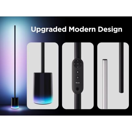 Govee - LED Димируем лампион Smart MATTER LED RGBICWW 2200-6500K Wi-Fi + дистанционно управление