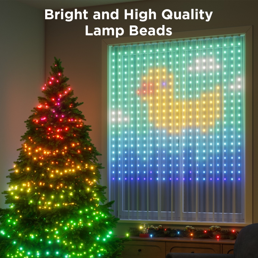 Govee - LED RGB Димируем екстериорен декоративни лампички LED/15W/230V IP65 Wi-Fi
