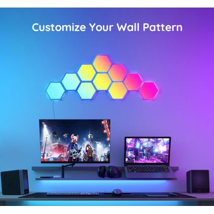 Govee - Удължителен комплект 2x LED RGB Димируем панел LED/7,2W/230V Wi-Fi