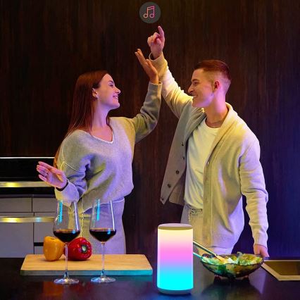 Govee - LED RGBIC Димируема настолна лампа AURA 2 2200-6500K Wi-Fi Matter