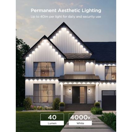 Govee - LED RGBIC гирлянд с downlight лампи 30m Wi-Fi Matter IP67