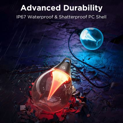 Govee - LED RGBICW Димируем екстериорен декоративни лампички LED/24W/230V IP67 2700-6500K Wi-Fi