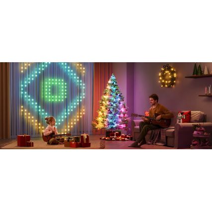 Govee - LED RGBICW Екстериорен коледни лампички 2700-6500K 20m Wi-Fi Matter IP66