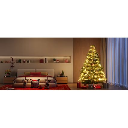 Govee - LED RGBICW Екстериорен коледни лампички 2700-6500K 20m Wi-Fi Matter IP66