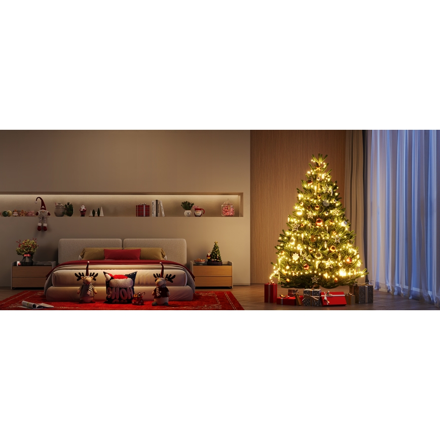Govee - LED RGBICW Екстериорен коледни лампички 2700-6500K 20m Wi-Fi Matter IP66