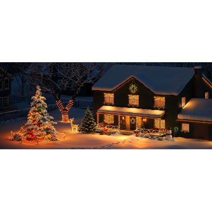 Govee - LED RGBICW Екстериорен коледни лампички 2700-6500K 20m Wi-Fi Matter IP66