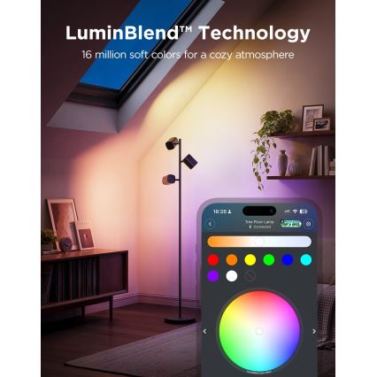 Govee - LED RGBICWW димируема подова лампа TREE MATTER LED/48W/230V Wi-Fi