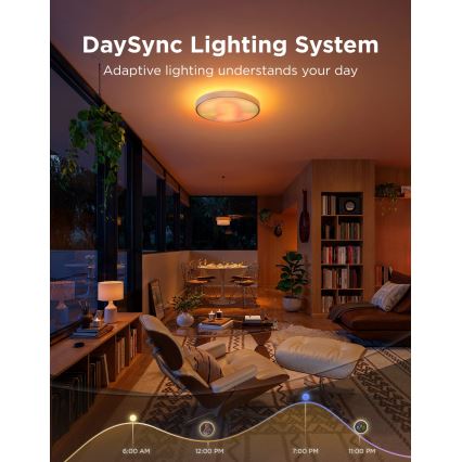 Govee - LED RGBICWW Димируемо таванно осветително тяло LED/55W/230V Ø 53 см Matter Wi-Fi