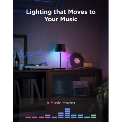 Govee - LED RGBICWW Димируема настолна лампа CLASSIC MATTER LED/10W/5V 4800mAh Wi-Fi
