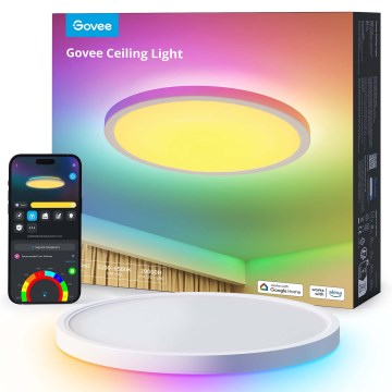 Govee - LED RGBICWW Плафон с възможност за димиране LED/29W/230V Ø 30 см Matter Wi-Fi