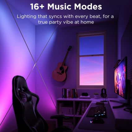 Govee - LED RGBICWW Подвесна LED лента LED/36W/24V 4m Skyline Matter Wi-Fi