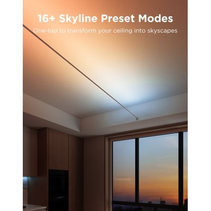 Govee - LED RGBICWW Подвесна LED лента LED/36W/24V 4m Skyline Matter Wi-Fi