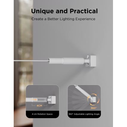 Govee - LED RGBICWW Подвесна LED лента LED/36W/24V 4m Skyline Matter Wi-Fi