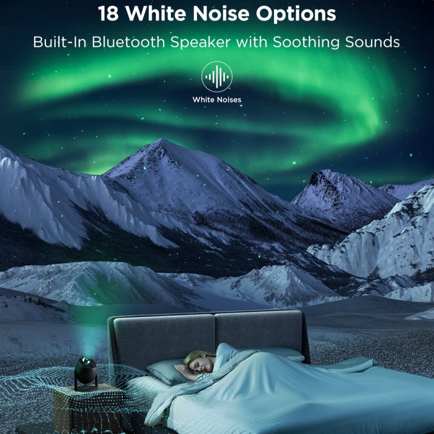 Govee - LED RGBW Galaxy Осветление Projector Pro Wi-Fi Matter