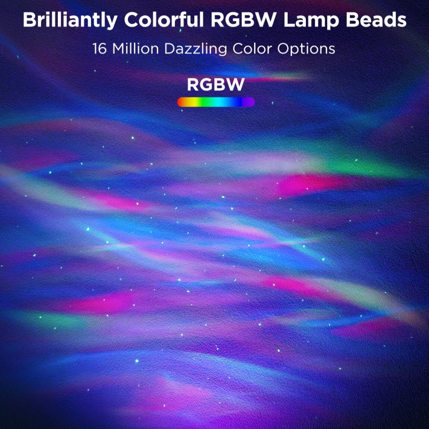 Govee - LED RGBW Galaxy Осветление Projector Pro Wi-Fi Matter
