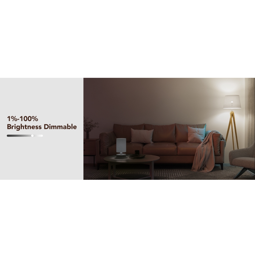 Govee - LED RGBWW димируема крушка Smart MATTER E27/9W/230V 2700-6500K Wi-Fi