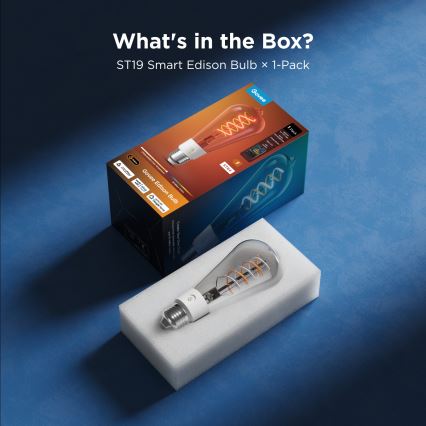 Govee - димируема LED RGBWW крушка Smart MATTER ST64 E27/5W/230V 2700-6500K Wi-Fi