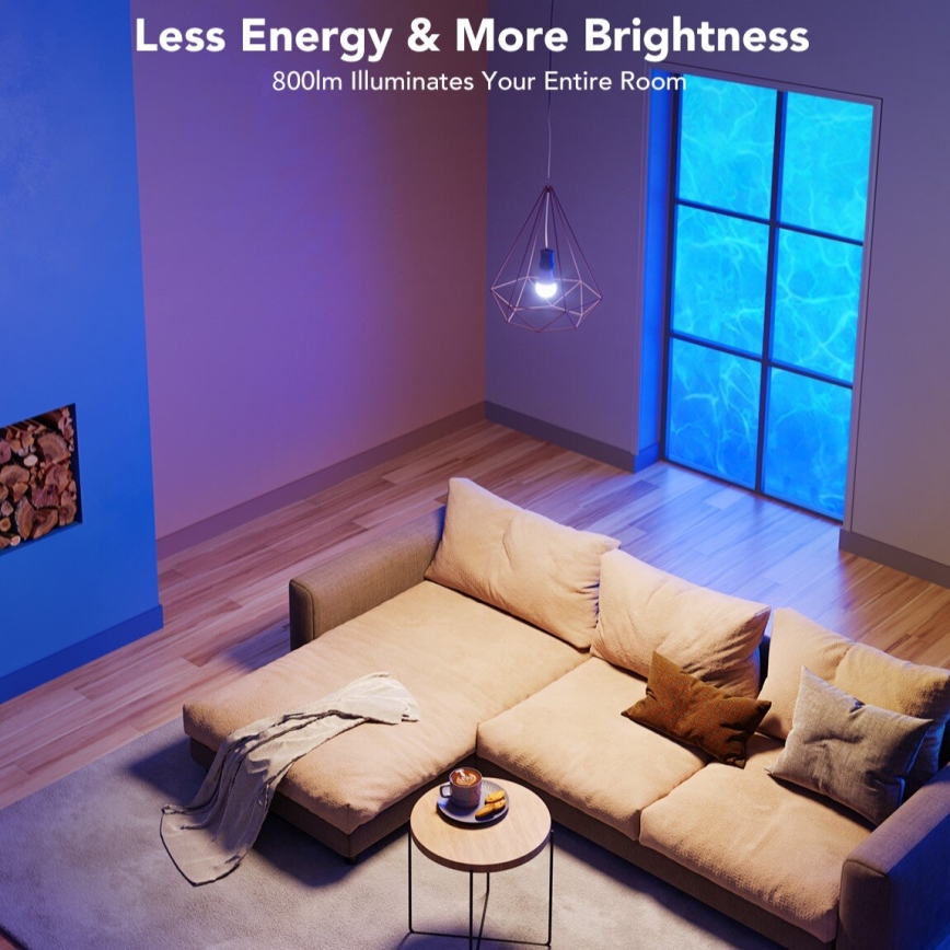 Govee - LED RGBWW Димируема крушка Smart E27/12W/230V 2700-6500K Wi-Fi