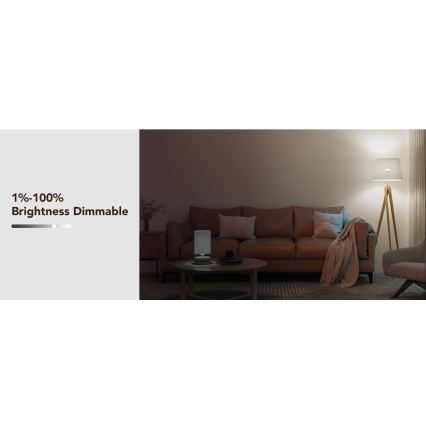 Govee - LED RGBWW Димируема крушка Smart E27/12W/230V 2700-6500K Wi-Fi