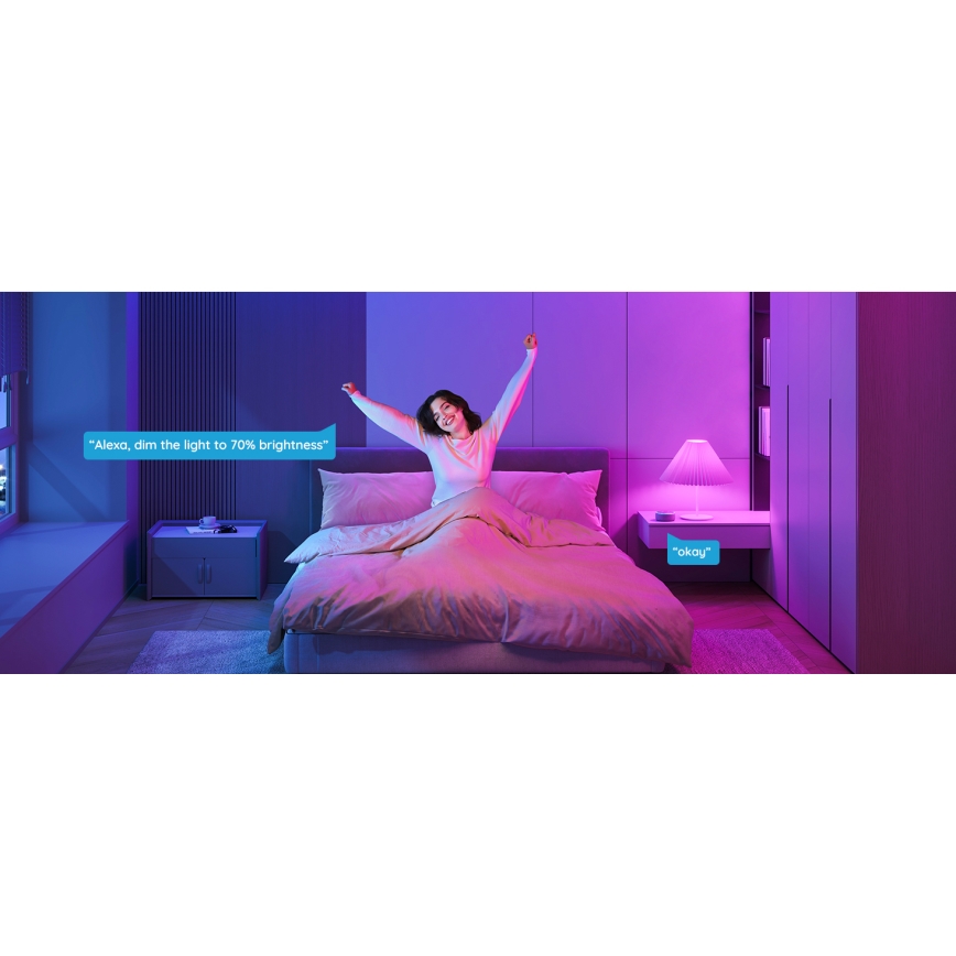 Govee - LED RGBWW Димируема крушка Smart E27/12W/230V 2700-6500K Wi-Fi
