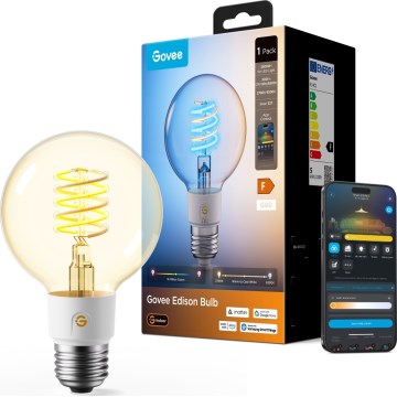 Govee - LED RGBWW димируема крушка Smart MATTER G80 E27/5W/230V 2700-6500K Wi-Fi