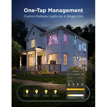 Govee - LED RGBWW димируема крушка Smart MATTER G80 E27/5W/230V 2700-6500K Wi-Fi