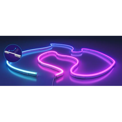 Govee - Neon 2 MATTER сгъваем LED лента 5m RGBIC Wi-Fi IP67