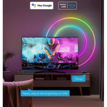 Govee - Neon SMART сгъваема LED лента RGBIC 2m Wi-Fi IP67