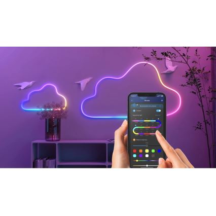 Govee - Neon SMART сгъваема LED лента RGBIC 2m Wi-Fi IP67