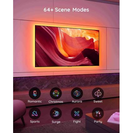 Govee - Смарт RGB LED подсветка за TV 46-60