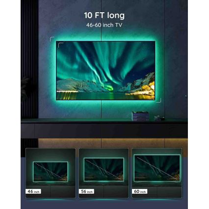 Govee - Смарт RGB LED подсветка за TV 46-60