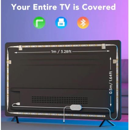 Govee - Смарт RGB LED подсветка за TV 46-60