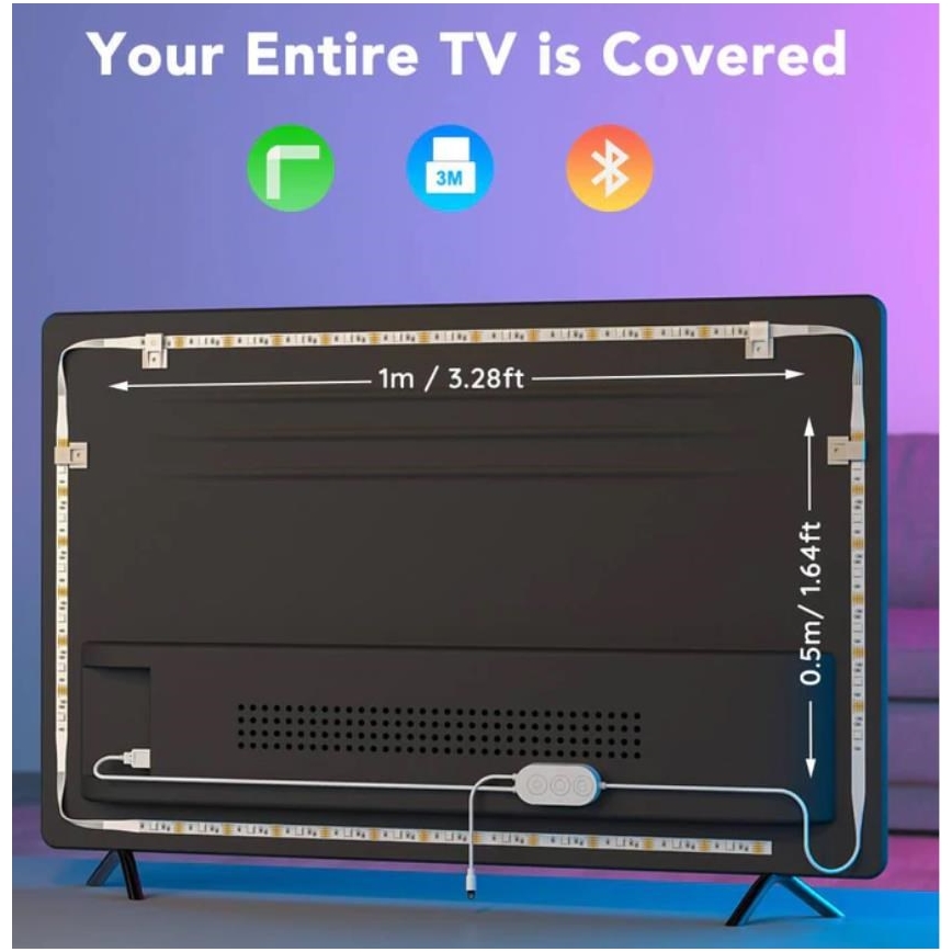 Govee - Смарт RGB LED подсветка за TV 46-60