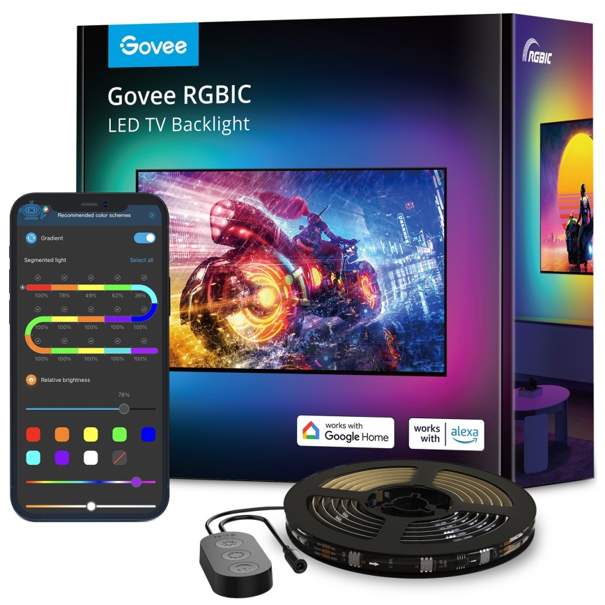 Govee - телевизор 55-65 SMART LED подсветка RGBIC Wi-Fi