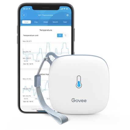 Govee - Термометър и влагомер 3xAAA Wi-Fi