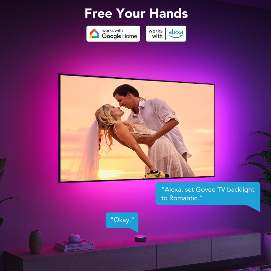 Govee - TV 40-50 SMART LED подсветка RGBIC Wi-Fi