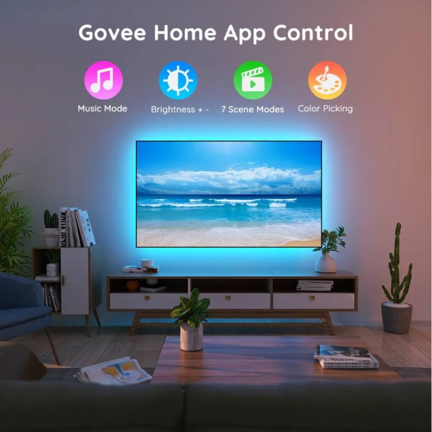Govee - TV 46-60" SMART LED подсветка RGB + дистанционно управление