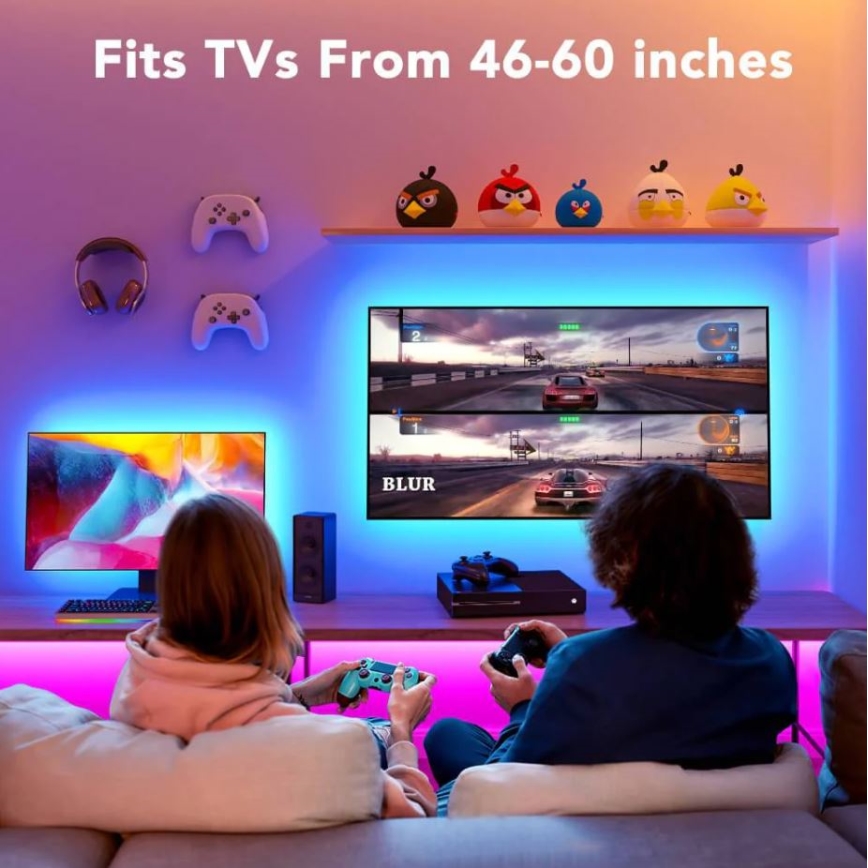 Govee - TV 46-60" SMART LED подсветка RGB + дистанционно управление