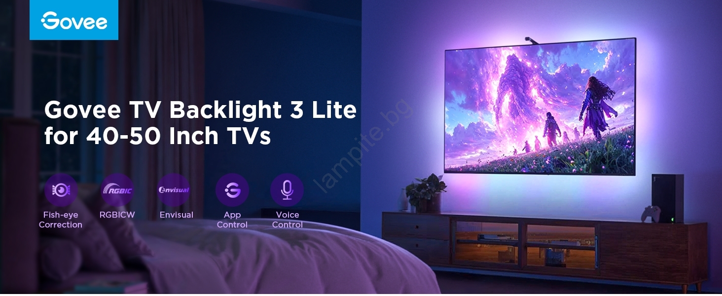 Govee H6179 TV LED Rétroéclairage RVB Bande LED Pour Téléviseurs 3 M Mejor Precio