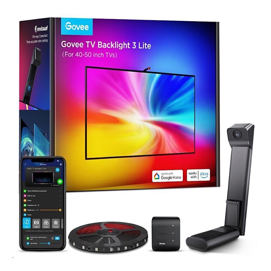 Govee - TV Backlight 3 Lite TV 40-50 SMART LED подсветка RGBICW Wi-Fi IP67 + д.у.