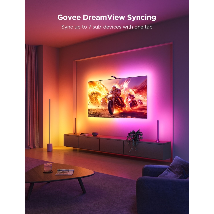 Govee - TV Backlight 3 Lite TV 75-85" SMART LED подсветка RGBICW Wi-Fi IP67