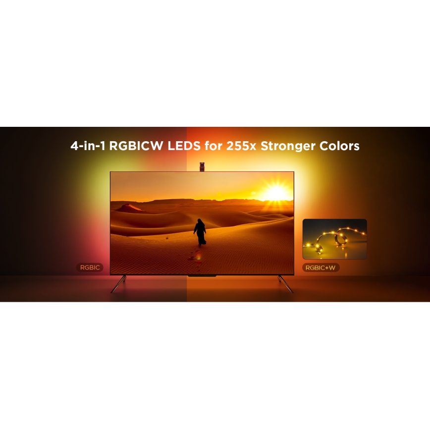 Govee - TV Backlight 3 Lite TV 75-85" SMART LED подсветка RGBICW Wi-Fi IP67