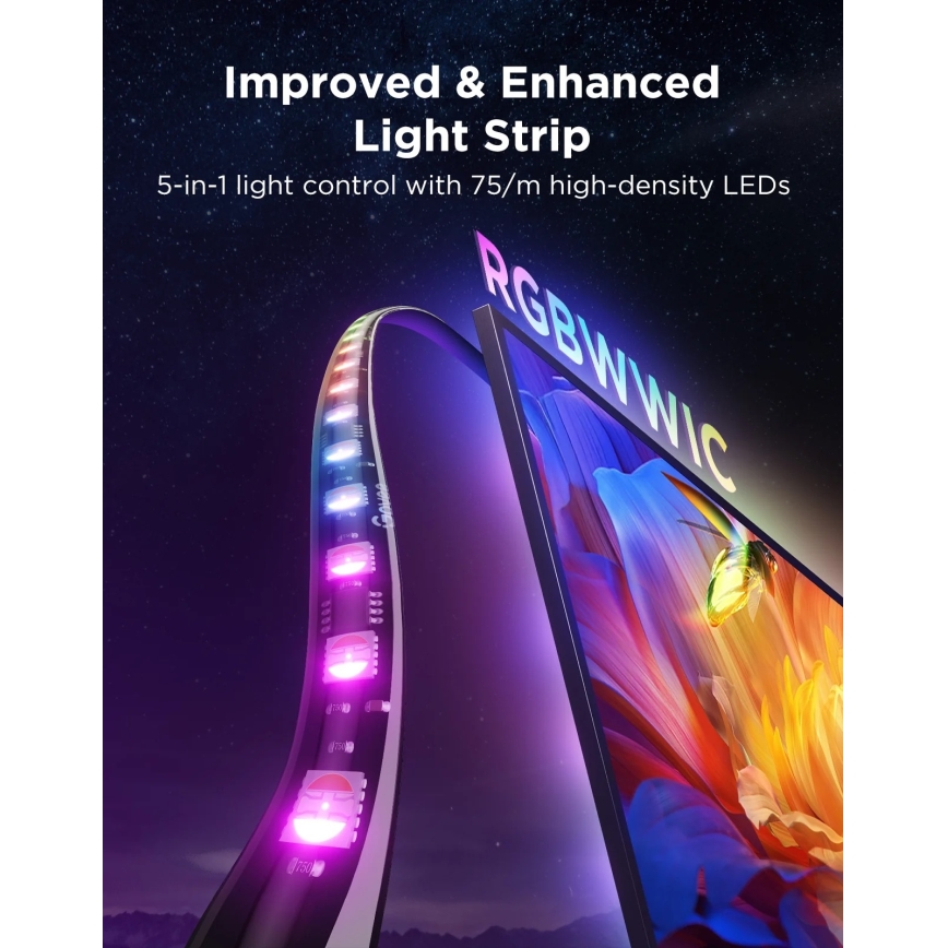 Govee - TV Backlight 3 Pro 55-65 SMART LED подсветка RGBIC Wi-Fi