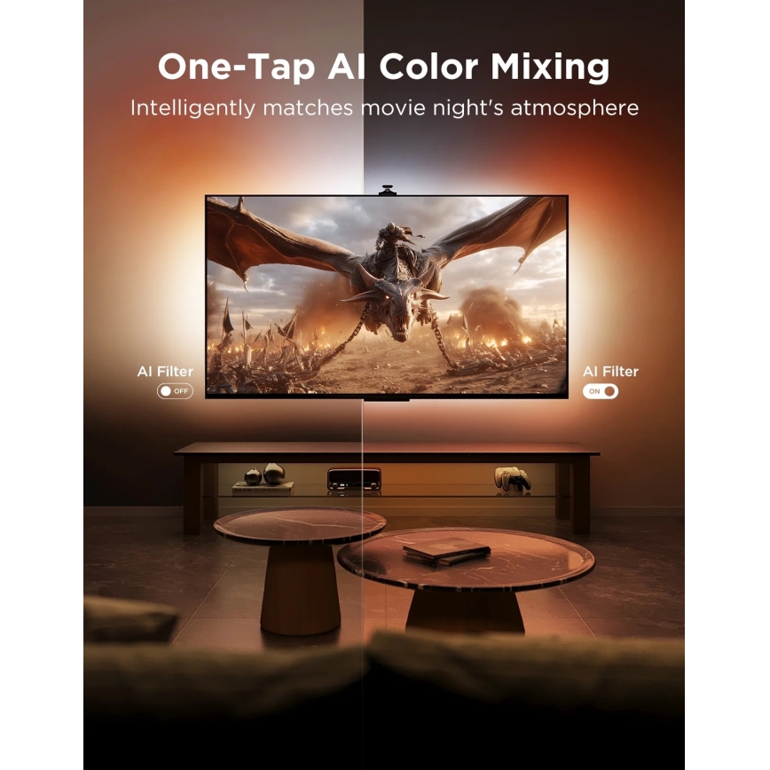 Govee - TV Backlight 3 Pro 75-85 Умна LED подсветка RGBIC Wi-Fi