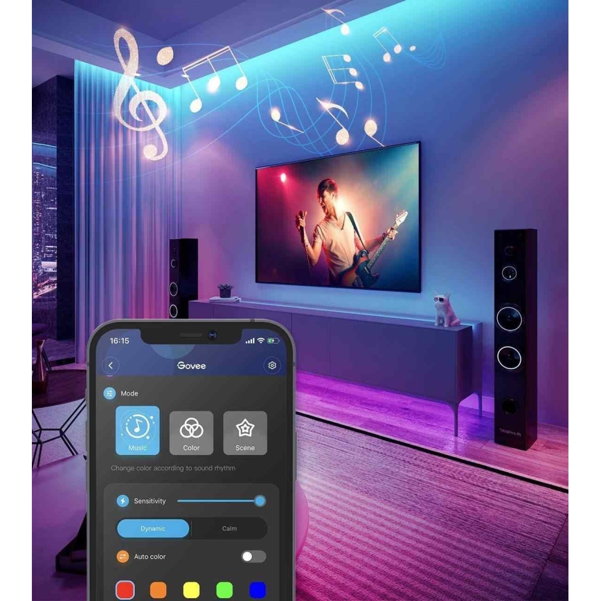 Govee - Wi-Fi RGB Smart LED лента 5 м