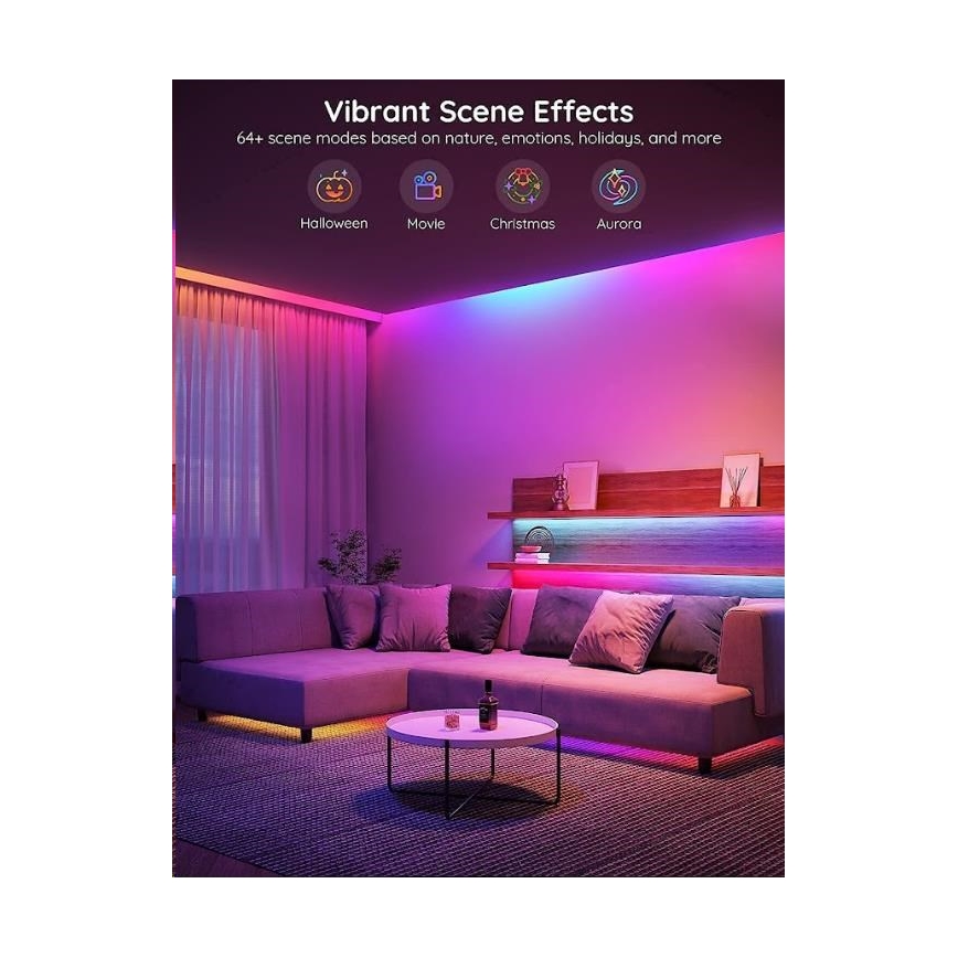 Govee - Wi-Fi RGBIC PRO Smart LED лента 10 м
