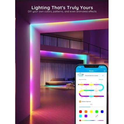 Govee - Wi-Fi RGBIC PRO Smart LED лента 10 м