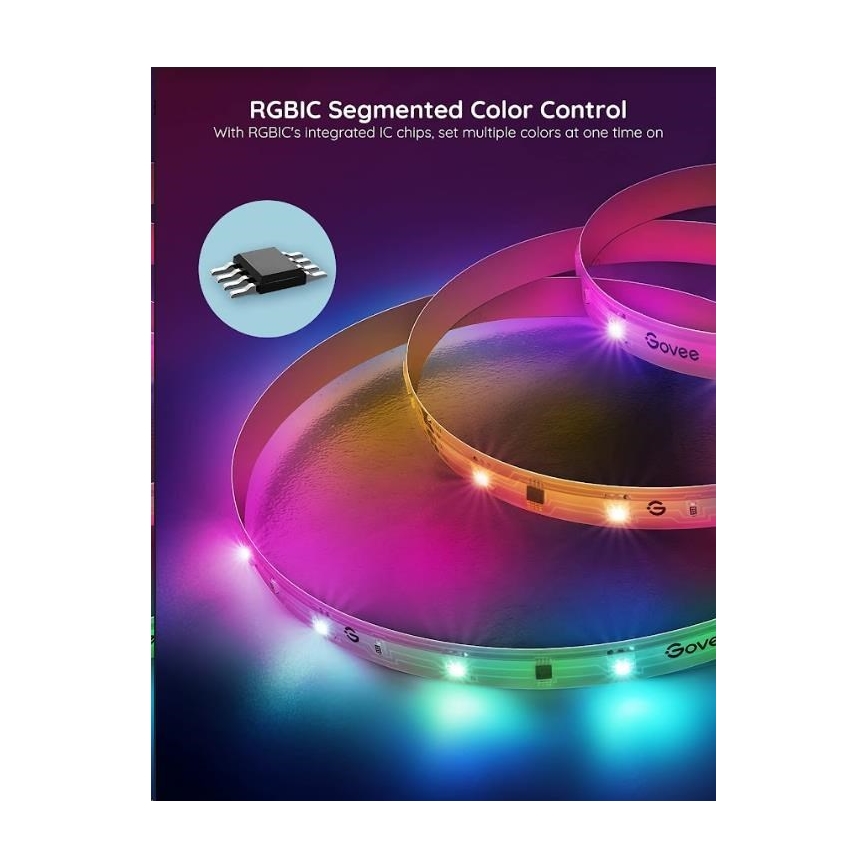 Govee - Wi-Fi RGBIC PRO Smart LED лента 10 м